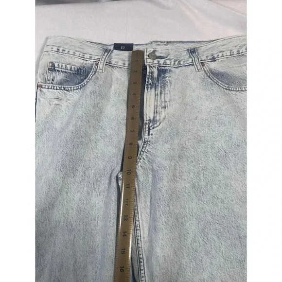 Gap Size 12 Low Rise Stride Wide Leg Light Wash Blue Jeans NWT - Picture 6 of 6